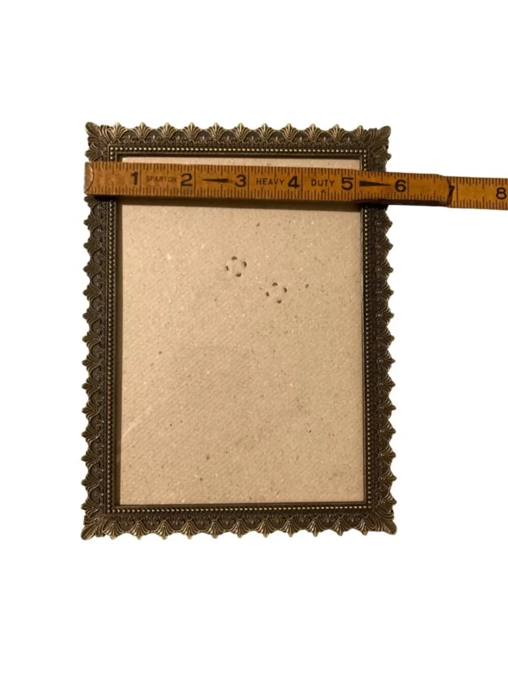 Ornate Metal Tabletop Picture Frame 8